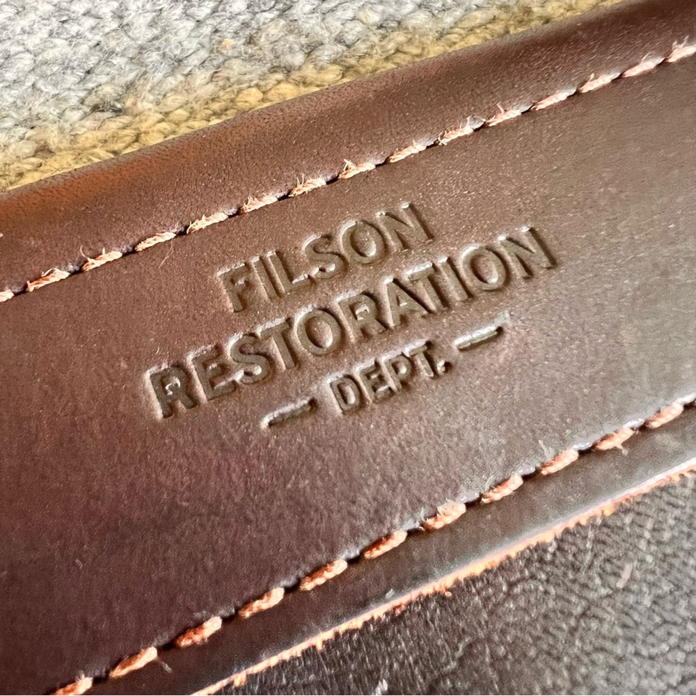 Filson Restoration Department Leather Pouch - Picture 6 of 16